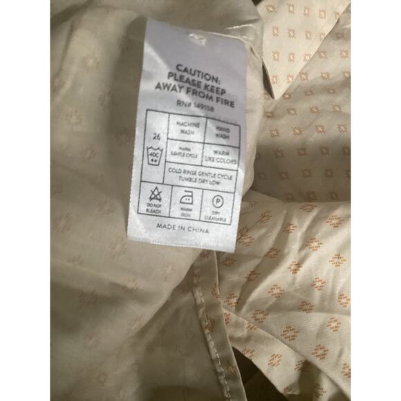 Day & Age Size Large Beige Allover Print Short Sleeve Button-Up Shirt Big Boys - Picture 6 of 6